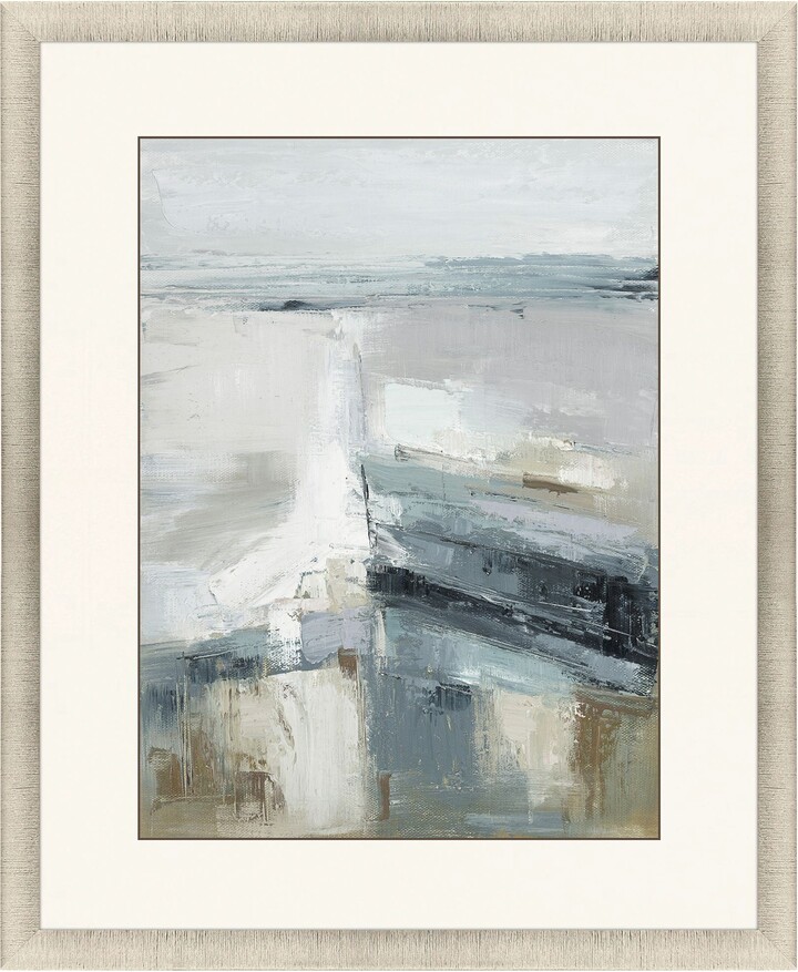 Echoes of the Sea I 39" High Giclee Framed Wall Art