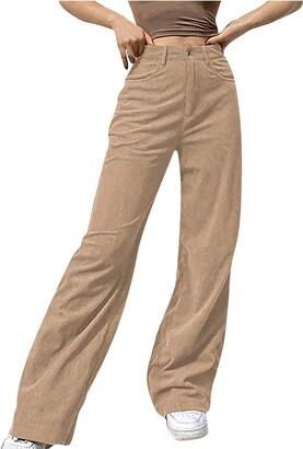 High Waist Corduroy Jeans Women | Shop the world's largest collection of  fashion | ShopStyle UK