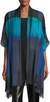 Thumbnail for your product : Caroline Rose Jewel-Tone Georgette Long Tunic, Plus Size