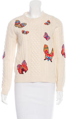 Valentino 2015 Embroidered Sweater