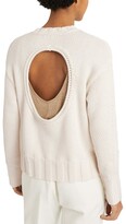 Thumbnail for your product : Reiss Cady Keyhole Back Wool-Blend Sweater