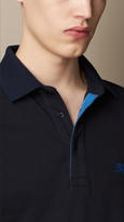 Thumbnail for your product : Burberry Contrast Undercollar Polo Shirt