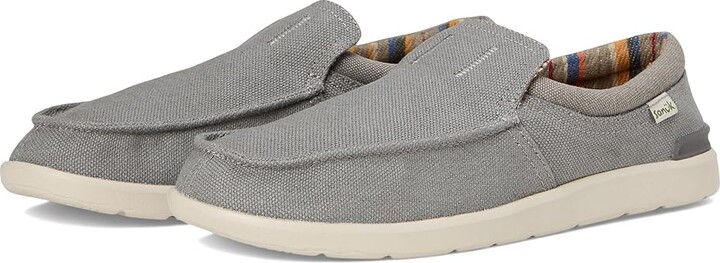 Sanuk Sidewalk Surfer Lite 2 SL Men's Shoes Charcoal : 7 D - Medium