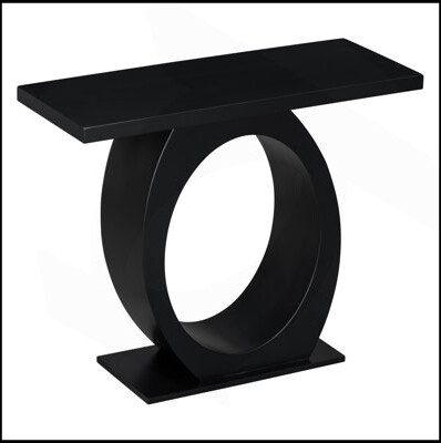 Ivy Bronx Mirod Stylish Modern Console Table With Egg-Shaped BaseEnhanced Stability And DurabilitySleek Design For Home DecorPerfect For Living Room Or Bedro