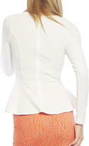 Thumbnail for your product : Arden B V-Neck Peplum Long-Sleeve Top