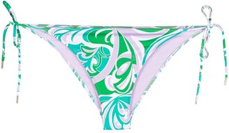 Emilio Pucci Albizia-print bikini bottoms