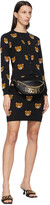 Thumbnail for your product : Moschino Black Allover Teddy Cardigan