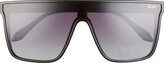 Thumbnail for your product : Quay Nightfall 52mm Polarized Oversize Shield Sunglasses