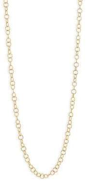 Temple St. Clair 18K Yellow Gold Round Link Necklace Chain/32"