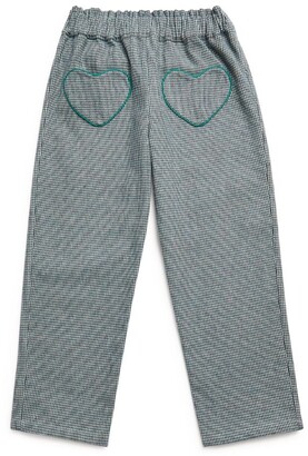 Bonton Houndstooth Heart Trousers (4-12 Years)