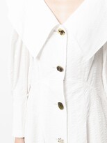 Thumbnail for your product : REJINA PYO Milo seersucker shirt dress