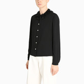 Thumbnail for your product : Miu Miu Black sable blouse