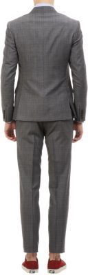 Band Of Outsiders NO BUNK NO JUNK Plaid Trousers-Grey