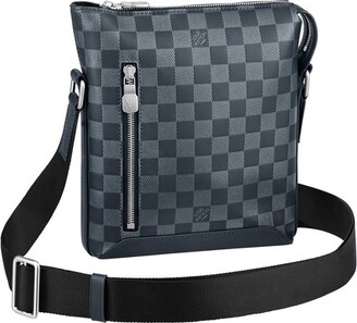 Black LV Checkered Messenger Bag and Crossbody – Rags 2 Riches Apparel