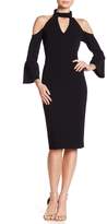 Thumbnail for your product : Rachel Roy Cold Shoulder Crepe Midi Dress