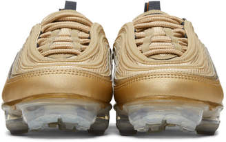 Nike Gold Air Vapormax 97 Sneakers
