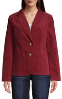 Thumbnail for your product : ST. JOHN'S BAY Womens Classic Fit Corduroy Blazer