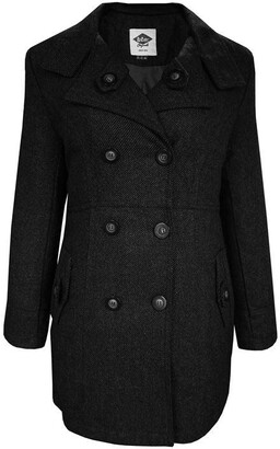 Lee Cooper Wool Blend Coat Ladies - ShopStyle