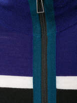 Thumbnail for your product : Paul Smith stripe panel zip placket top