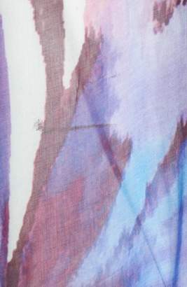 Badgley Mischka 'Wild Iris' Print Modal & Silk Scarf
