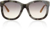 Linda Farrow Grey Marble Sunglasses