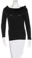 Thumbnail for your product : Blumarine Wool Embellished Top