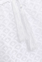 Thumbnail for your product : Melissa Odabash Fru Strapless Embroidered Voile Mini Dress