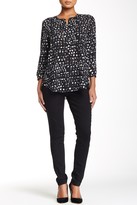 Thumbnail for your product : NYDJ 'Ami' Stretch Skinny Moto Jeans (Black) (Petite)