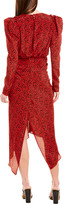 Thumbnail for your product : Ronny Kobo Juju Silk-Blend Sheath Dress