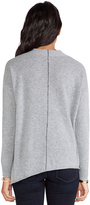 Thumbnail for your product : White + Warren Wide Trim V Neck Sweater