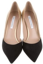 Thumbnail for your product : Diane von Furstenberg Suede Pointed-Toe Pumps w/ Tags