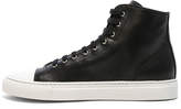 Thumbnail for your product : Common Projects Leather High Tournament Cap Toe Sneakers