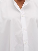 Thumbnail for your product : eskandar Two-collar Cotton-poplin Shirt - White
