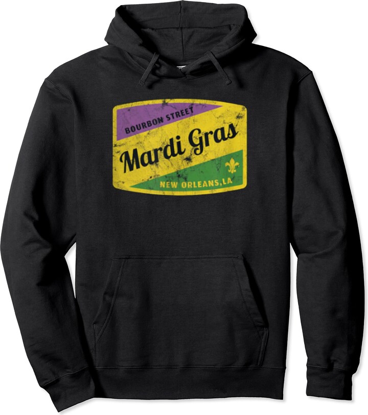 bourbon street at mardi gras