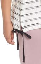 Thumbnail for your product : Vince Camuto Drawstring Waist Nubby Stripe Top