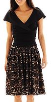 Thumbnail for your product : JCPenney Scarlett V-Neck Lace Overlay Dress
