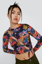 Thumbnail for your product : Nasty Gal Womens Cut Out Front Long Sleeve Top