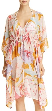 Echo Cambon Floral Dress Swim Cover-Up