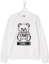 Thumbnail for your product : MOSCHINO BAMBINO TEEN teddy bear sweatshirt