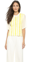 Thumbnail for your product : 3.1 Phillip Lim Embroidered Stripe Tee