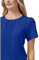 Thumbnail for your product : CeCe Short Sleeve Pleated Sleeve Blouse