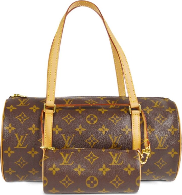 Pre-owned Louis Vuitton 2003 Damier Ebène Recoleta Shoulder Bag In Brown
