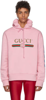 gucci pink hoodie men