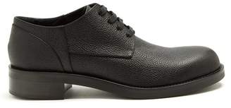 Marni Grained-leather derby shoes