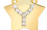 Thumbnail for your product : Mini Mini Jewels Star-Framed Diamond Initial Pendant Necklace