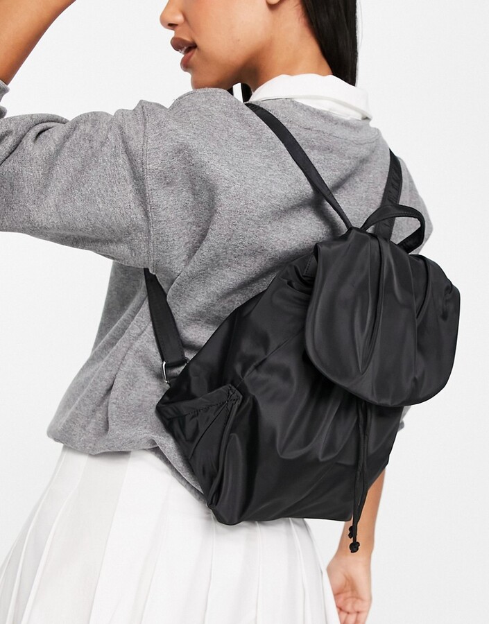 designer nylon backpack