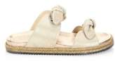 Thumbnail for your product : Jimmy Choo Nixon Suede Espadrille Slides