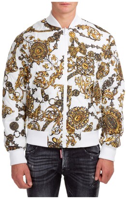 Versace Jeans Couture Baroque Printed Zip-Up Jacket