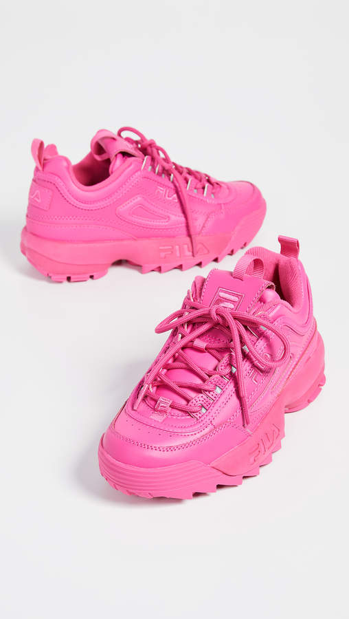 fila pink tennis shoes