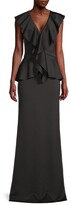 Thumbnail for your product : Black Halo Syn Ruffle Gown